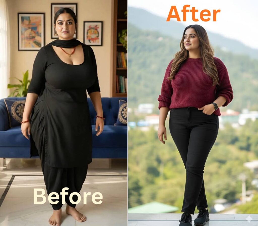 Before & after using Gemini