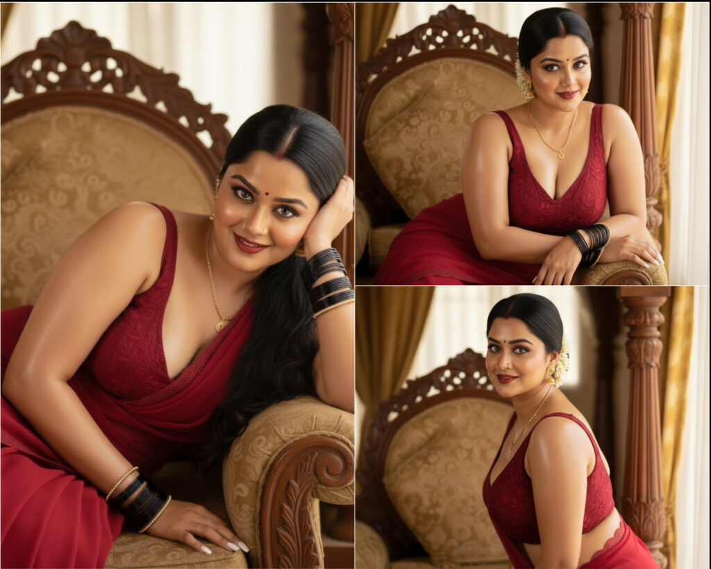 Royal South Indian Saree Look – Free AI Photo Editing Prompt